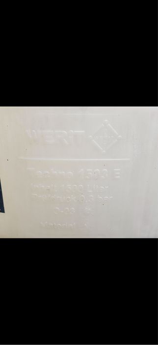 WERIT Techno 1503 E 1500L Zbiornik na Olej Opałowy PE-HD Niemiecki