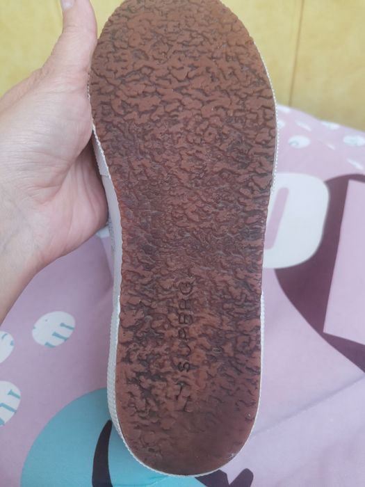 Кеды серебристые женские Superga