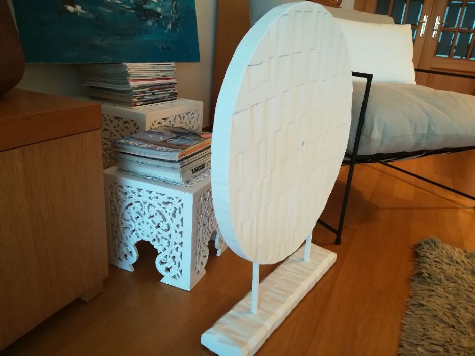 Painel Madeira maciça Talha escultura MANDRÁGORA - peça étnica