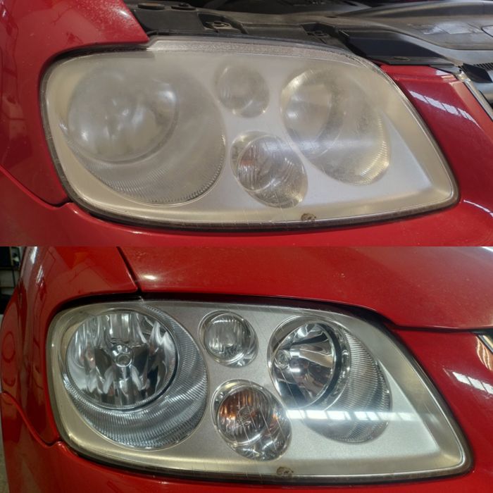 Polerowanie lamp + powłoka