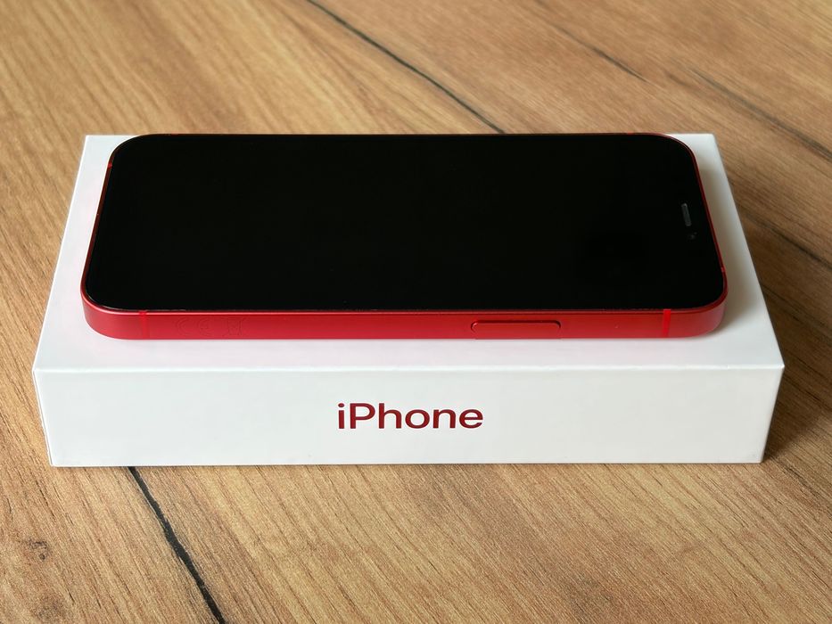 iPhone 12 mini 128 GB czerwony z Etui - jak nowy - Okazja !