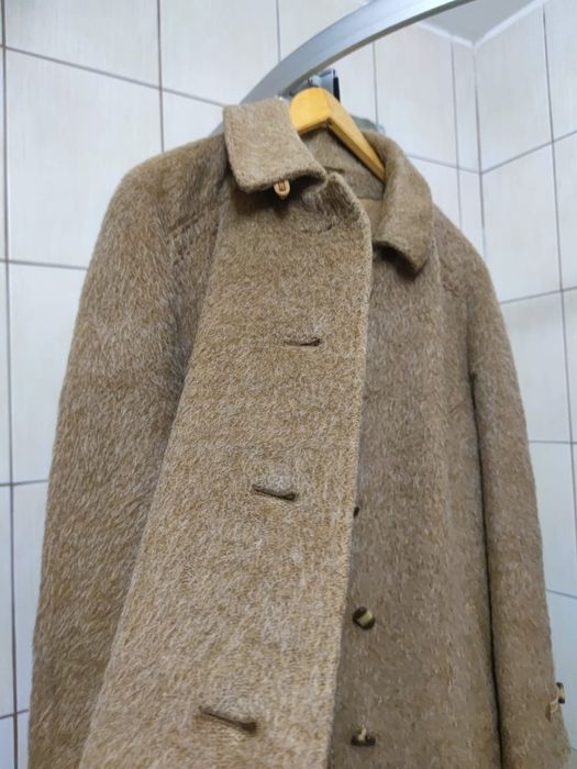 płaszcz coat XL  kurtka moher mohair alpaka alpaca angora wełna wool w