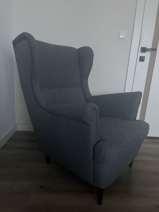 fotel szary ikea
