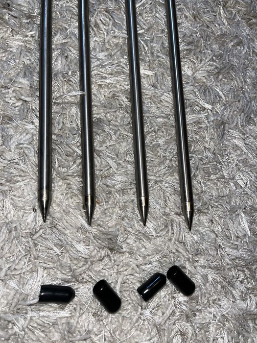 Podporki stal nierdzewna karpiowe feeder 70-40cm