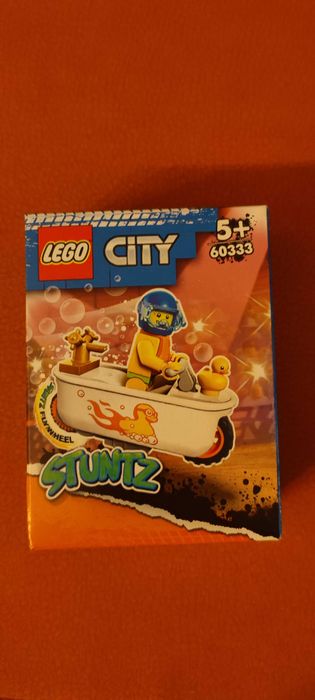 Klocki lego 60333 City Kaskaderski motocykl wanna Nowe Oryginalne