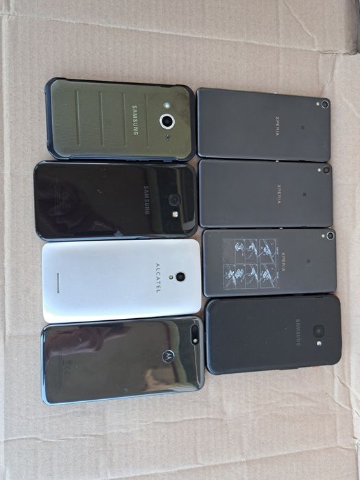 Телефони 8шт. Samsung Sony неробочі цілі