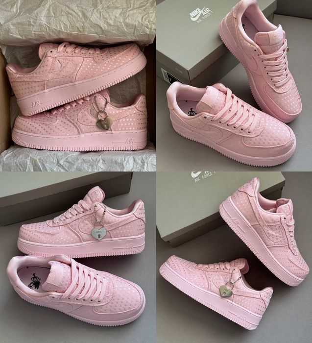 Женские кроссовки Nike Air Force 1 Low Valentine's Day Pink Foam 36-41