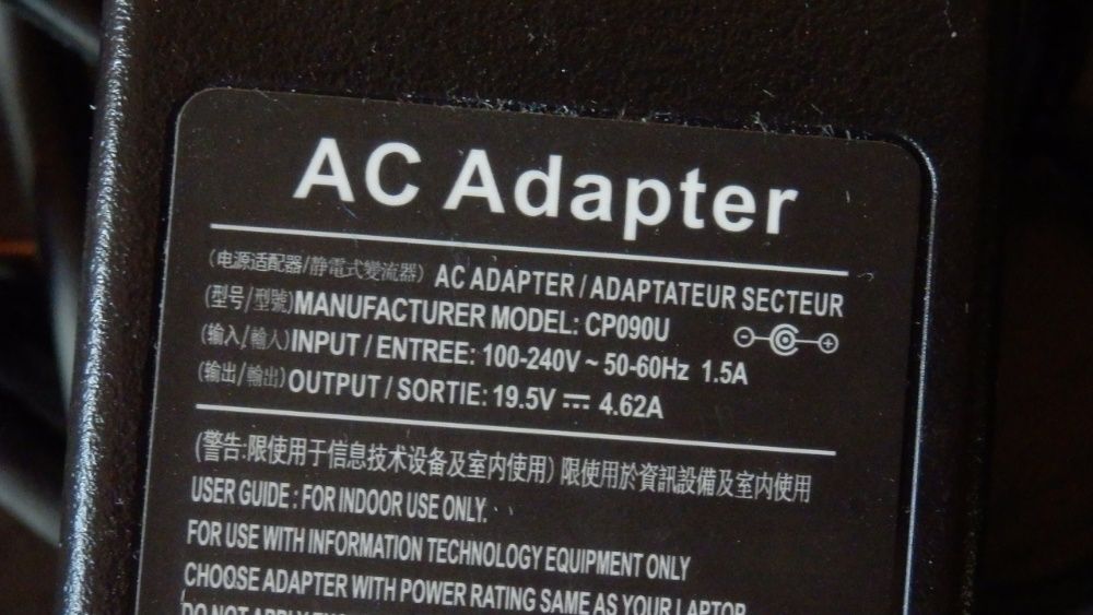 Carregador PC Ponteira Azul