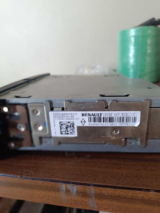 Radio/Cd Clio com codigo