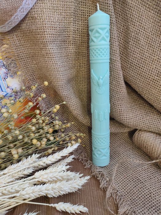 Свічка Голуб миру . Воскові свічки. Воскова свічка.