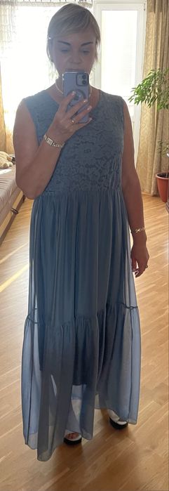 Шикарне нове шовкове плаття  Італія р.46-48укр.