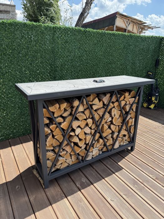 Універсальний стіл з керамограніту та металу для дому та вулиці