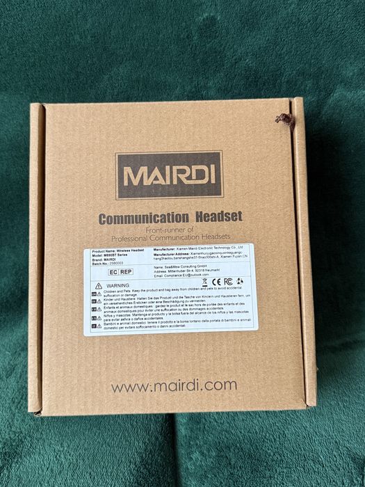 Zestaw słuchawkowy Bluetooth Mairdi M890BT