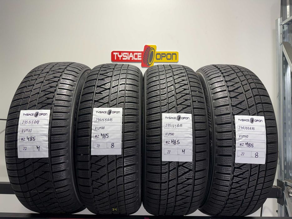 Opony Zimowe 235/55/18 Kumho WinterCraft Komplet #Z785
