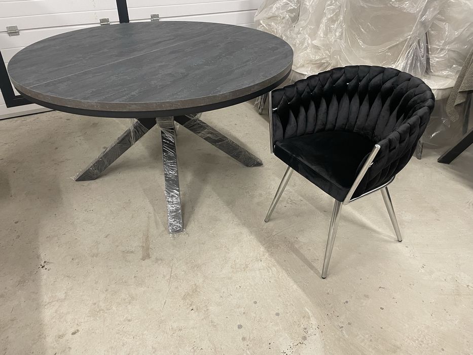 Krzesla chrom srebrne plecione  szare bezowe czarne cala Polska