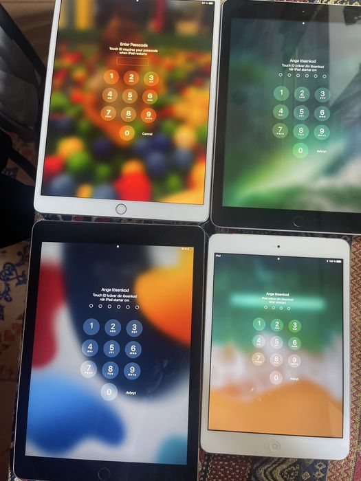 iPad с Европы под паролем