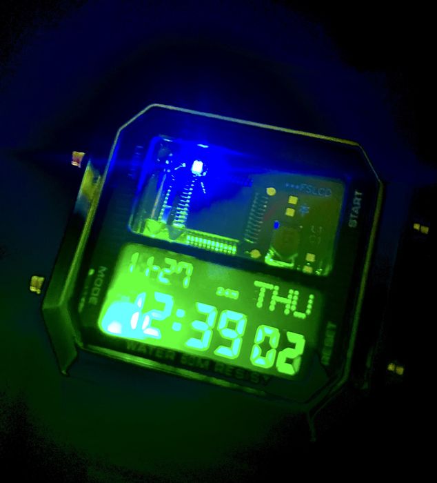 Nowy zegarek w stylu Casio