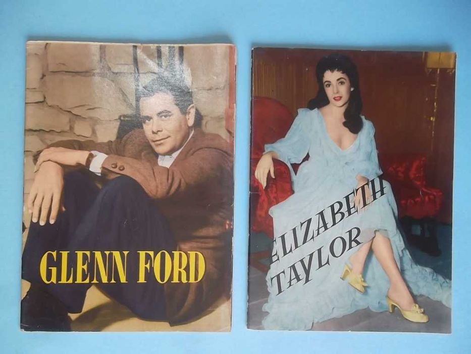 Álbum dos Artistas (1956) : Elizabeth Taylor / Glenn Ford.