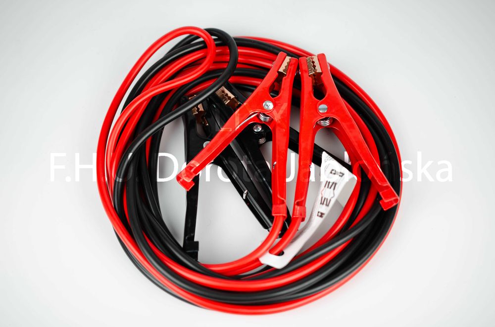 Długie PRZEWODY ROZRUCHOWE 600A 6 Metrów 6M KABLE 10mm