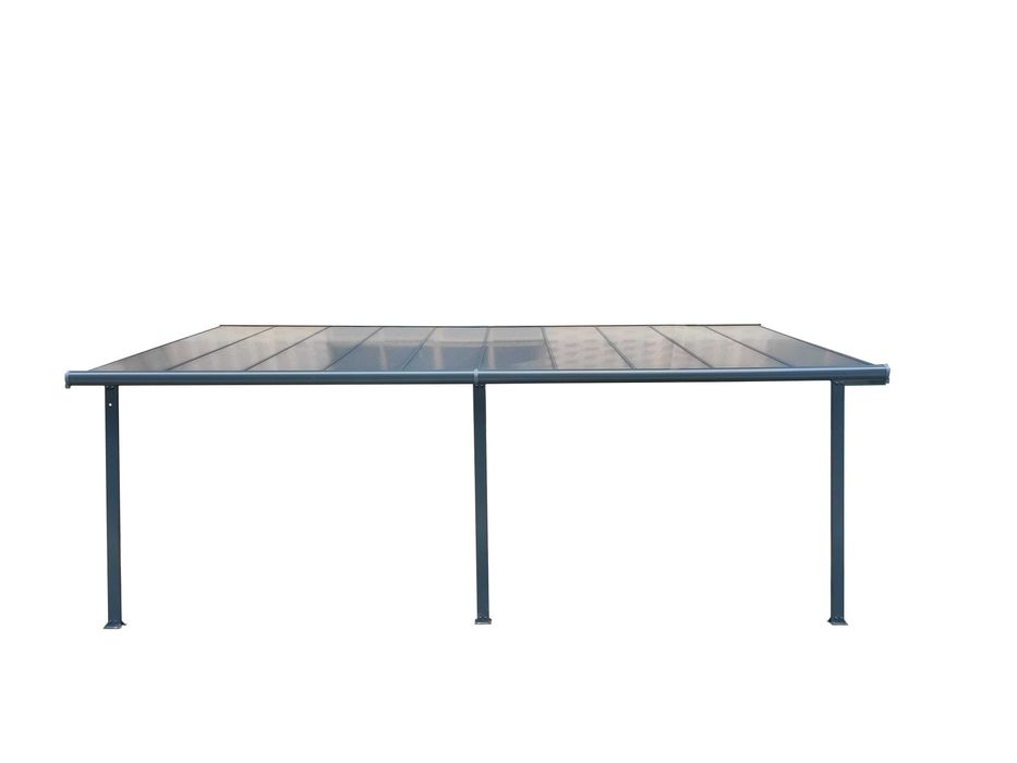 Pergola Altana Zadaszenie tarasu Aluminium i poliwęglan 3,73 x 3,03 m