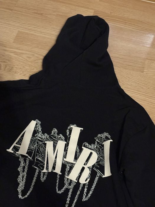 Amiri big logo hoodie