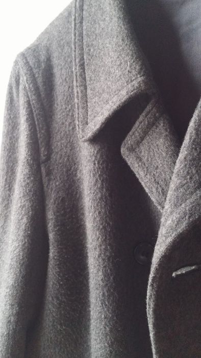 Płaszcz Próchnik wełniany szary m/l