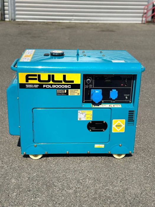 Генератор однофазний дизельний  FULL FDL 9000 SC(6,8 кВт)