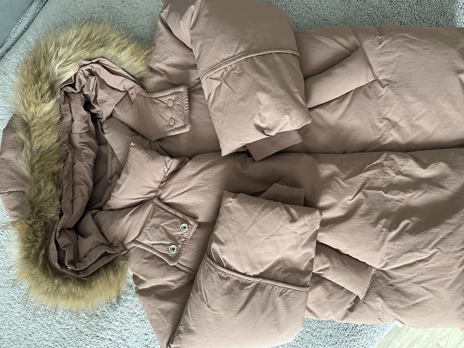 Пуховик Zara 110см зимова куртка