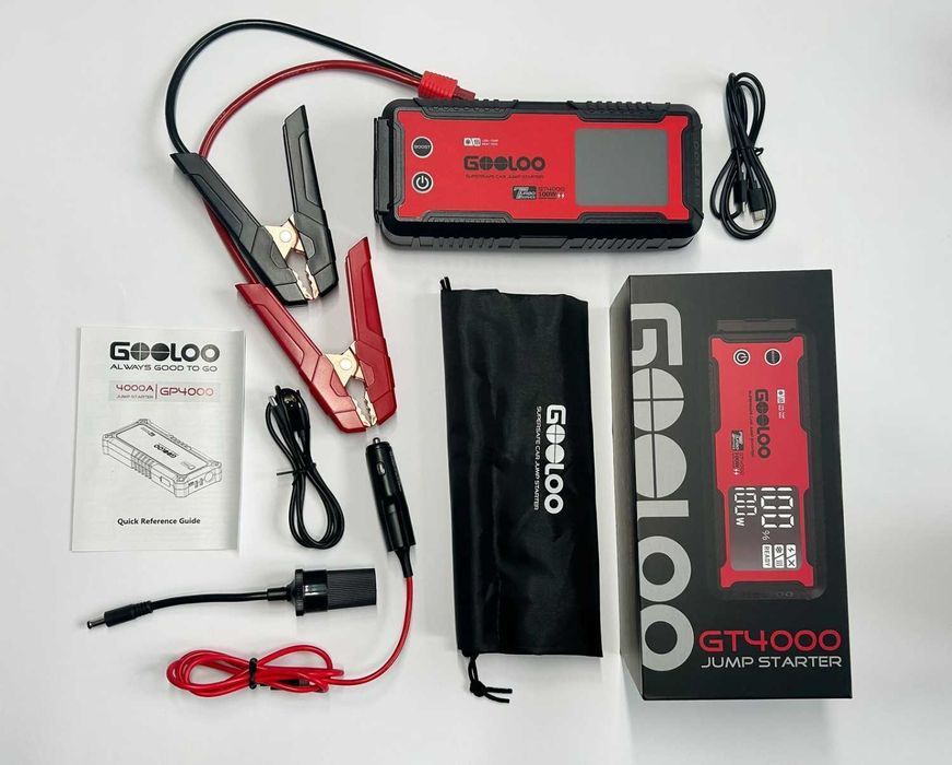Powerbank Urządzenie rozruchowe GOOLOO GT4000 Booster Starter 4000A