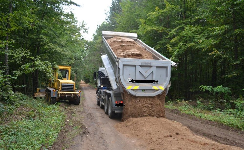 Zwir zagliniony, drogowy, do zagęszczenia, pod kostke, Transport !