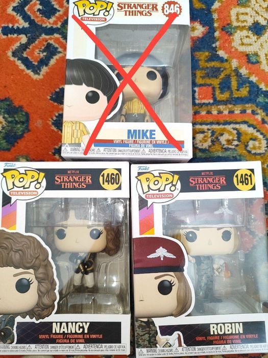 Продаж Funko pop по Дивним Дивам(Stranger Things): Nancy 1460, Robin 1461