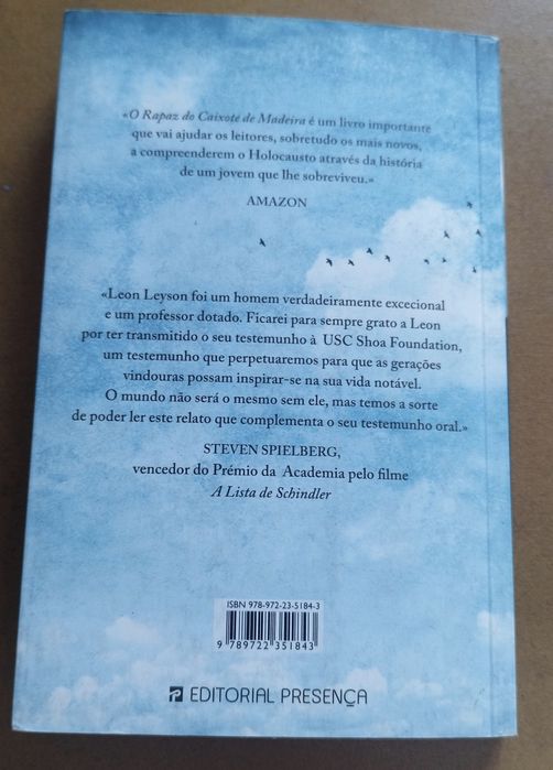 Livro - O rapaz do caixote de madeira