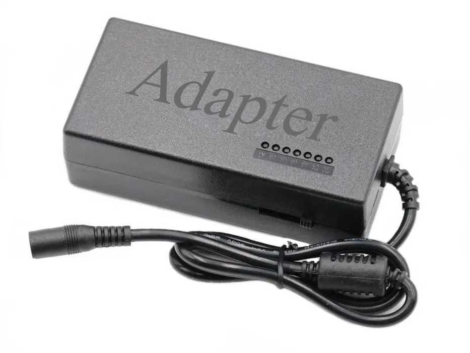 Uniwersalny ZASILACZ SIECIOWY DO LAPTOPA Ładowarka 8 Wtyków Regulowany