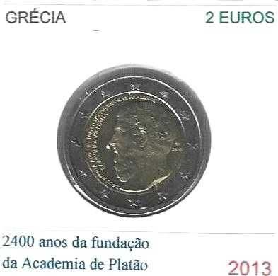 Grécia - - - - - Moedas Comemorativas de 2 Euros