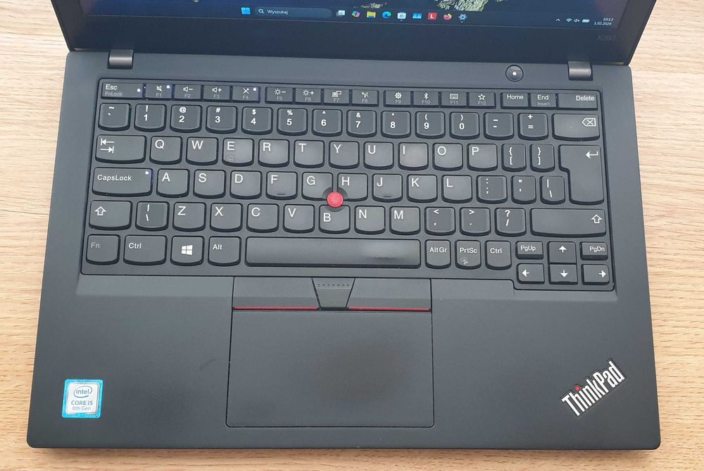 Mały A4-12" Metalowy Dotykowy Thinkpad 8th 256GB SSD Office Bater. 85%
