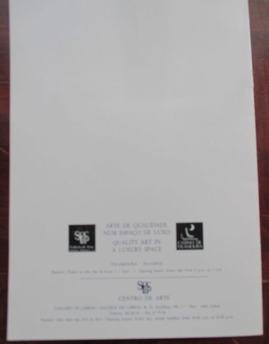 Catálogo Exposição de Pintura