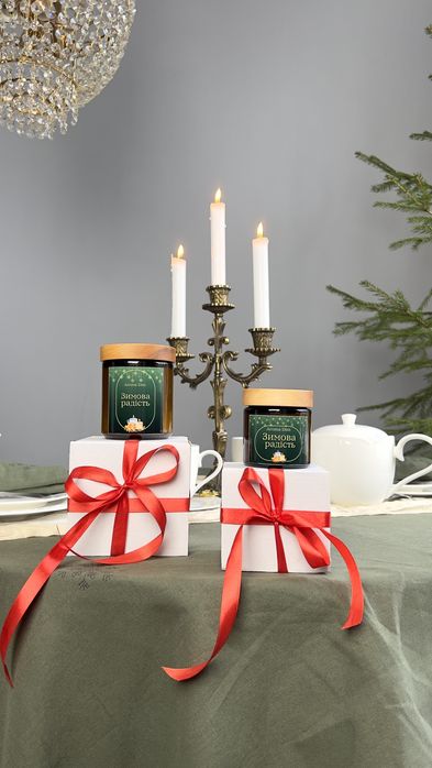 Аромасвічки, соєві свічки. Подарунок на зимові свята.