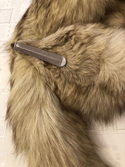 Lis srebrny naturalny Kołnierz