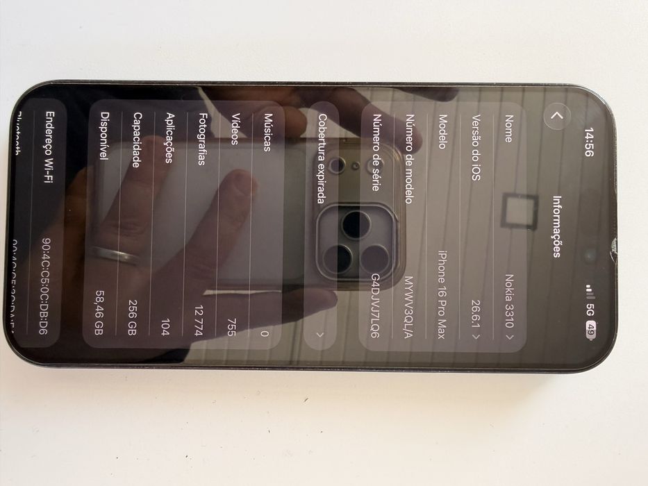 iPhone 16 Pro Max 256GB — Preto