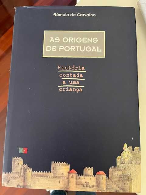 Livro para colecionadores " As origens de Portugal  História Contada a Uma Criança "   de Rómulo de Carvalho