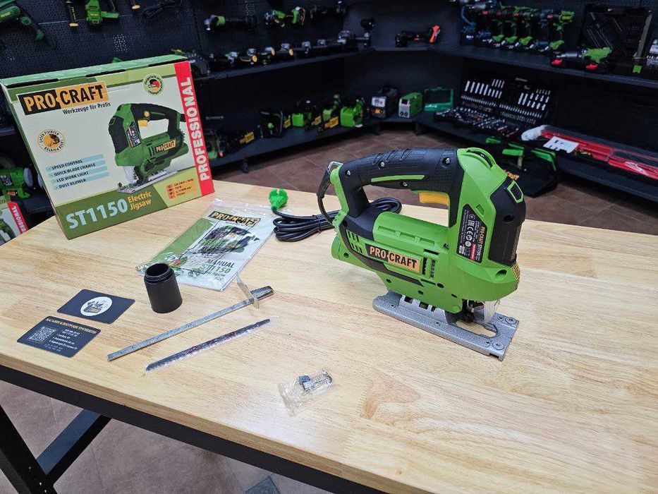 Лобзик Электролобзик ProCraft ST1150 Лазер Подсветка Медная Обмотка