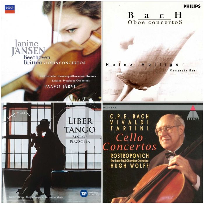 Telemann/Vivaldi/Mozart/Bach/Ravel/Haydn/Rossini/Satie/Beethoven/ CD