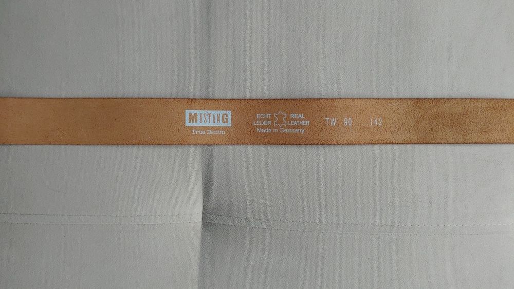 Pasek skórzany mustang