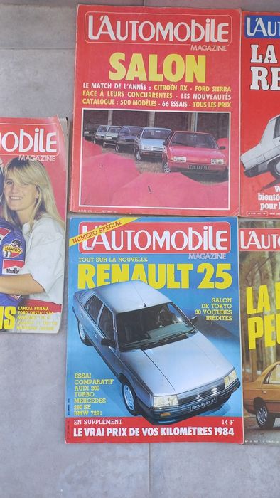 Revistas L'automobile antigas