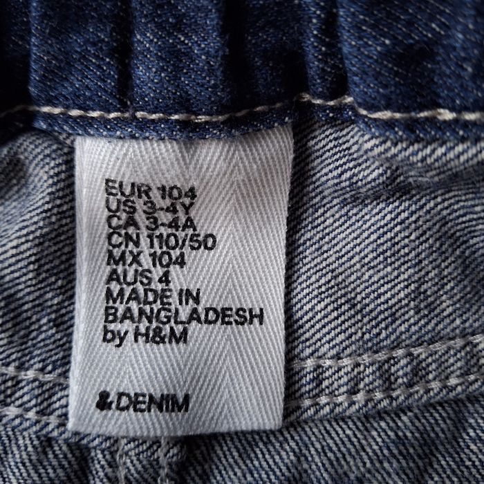 Spódniczka mini jeansowa #H&M rozm. #104
