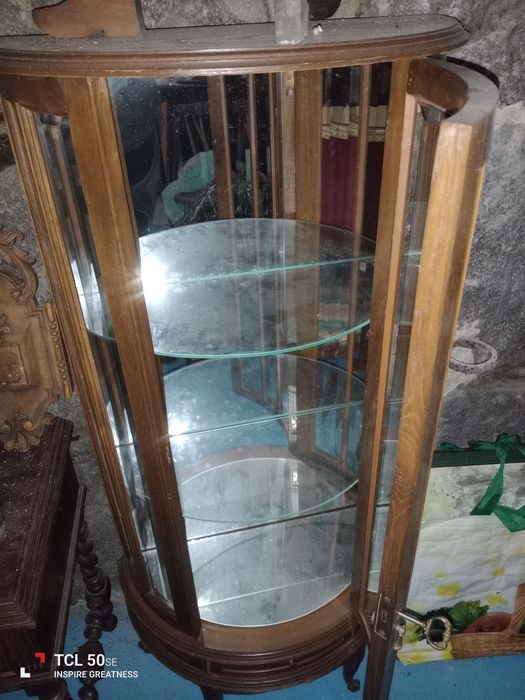 Móvel mostruário vintage em bom estado.