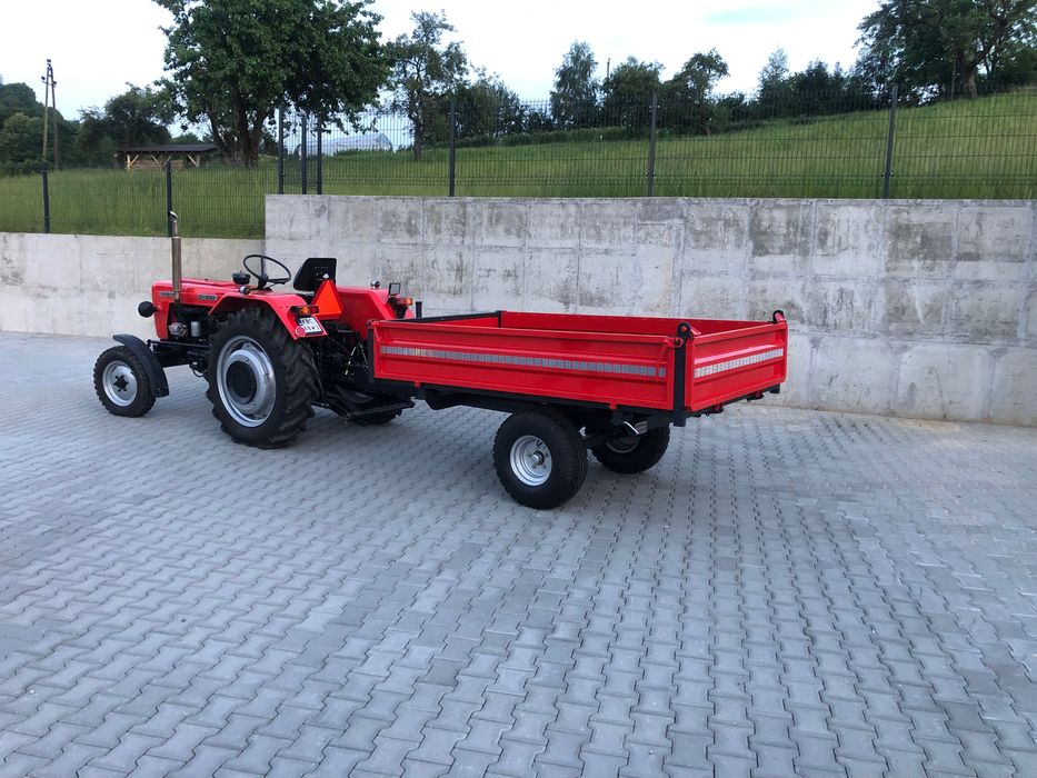 Przyczepa jednoosiową rolnicza