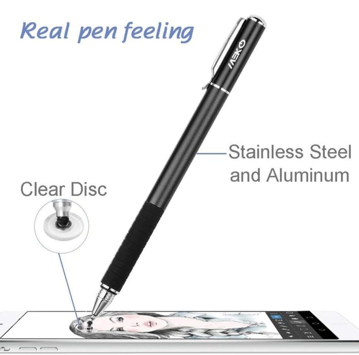 MEKO Stylus Precision Series 2w1 – Zestaw 2 rysików do ekranów dotykow