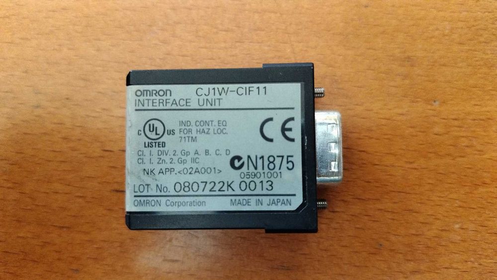 Omron autómato fonte e expansões CJ1M - PA202 - SRM21 - CJ1W-CIF11