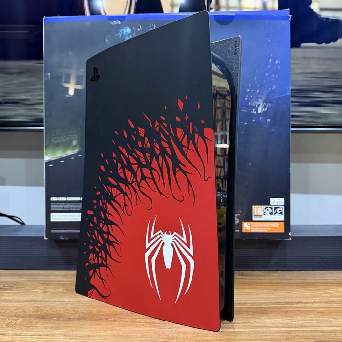 ZESTAW PlayStation 5 Fat Spider-Man SpiderMan Limitowana Z Napędem